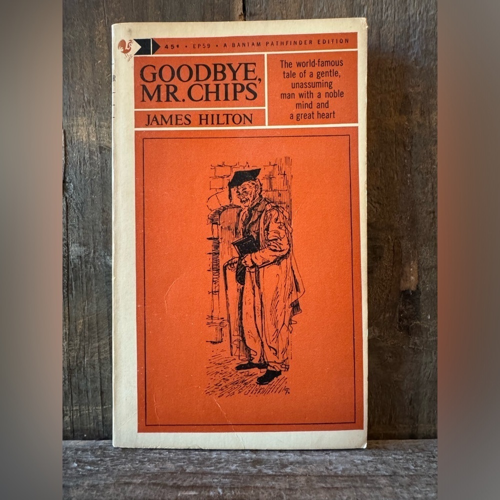 VINTAGE 1963 Goodbye, Mr. Chips by James Hilton - Paperback